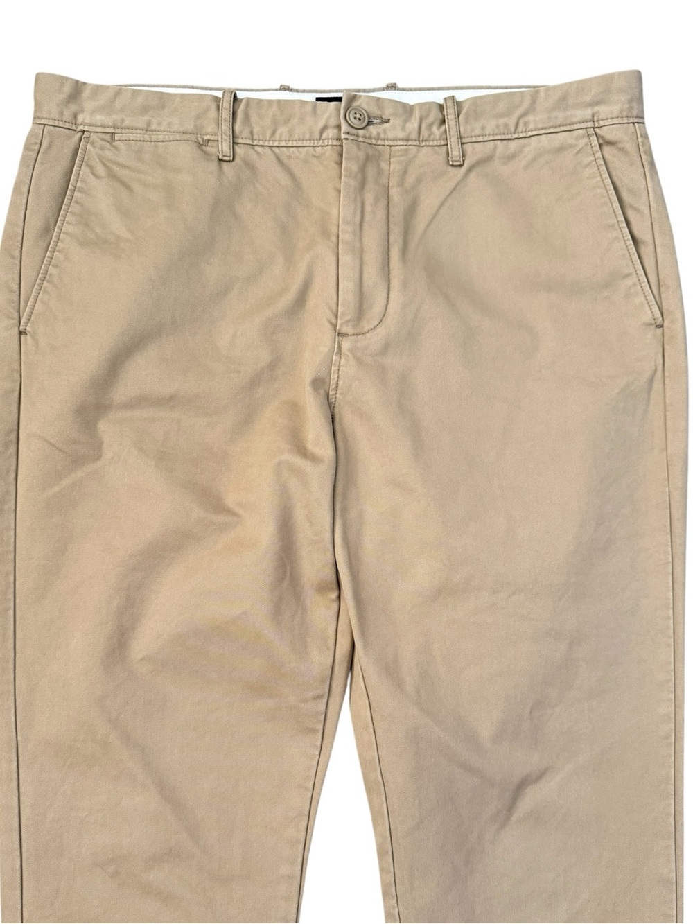 J. Crew 770 Straight Broken-In Chino Pants Khaki Tan 34x34 100% Cotton - Picture 6 of 15